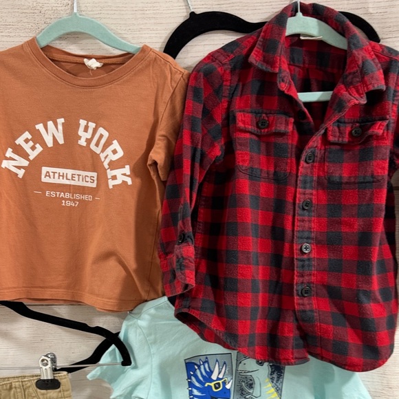 BIG Bundle Boys Toddler 9 pcs shirts denim jeans Baby Gap Levi's crewcuts 3T - Picture 2 of 16